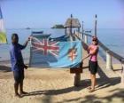 Флаг Фиджи или островов Фиджи
